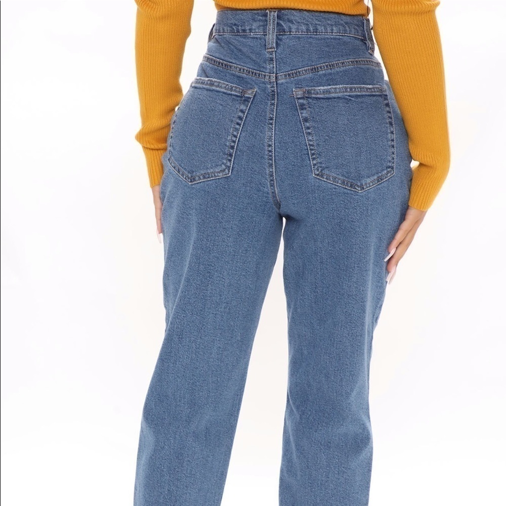 Always Do Your Best Mom Jeans Fashion Nova High Waisted - Picture 4 of 9